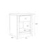  Table de chevet 1 tiroir Tevrat l 19,3 po-583155999