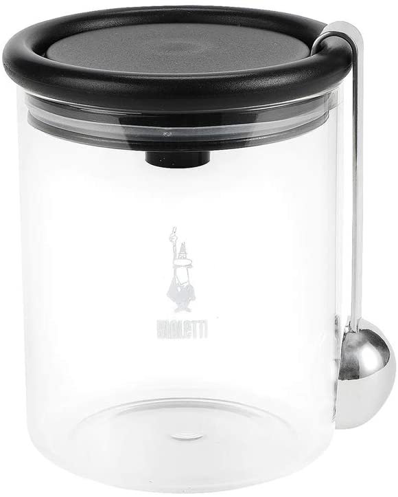 Bialetti Glass Coffee Jar with Moka Top