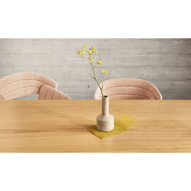 Wonk Ceramic Table Vase, Putty
