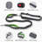 Hands-Free Elastic Dog Leash with Adjustable Waistband, Durable Reflective Design & Breathable Mesh Fabric for Dog Walking, Jogging, Breathability-138611826