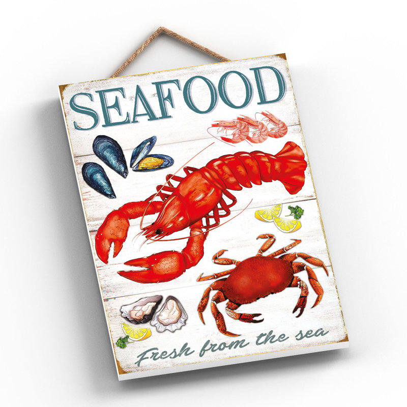 Seafood Lobster - Print on MDF