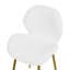 Ensemble de 2 chaises de salle à manger en velours de style moderne et minimaliste, pieds en métal robustes, dossier confortable-1102502438