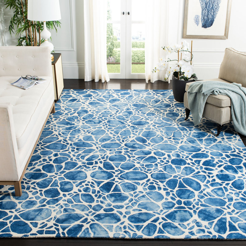 Tapis en laine touffeté à la main Lumsden, Carré 7 pi
