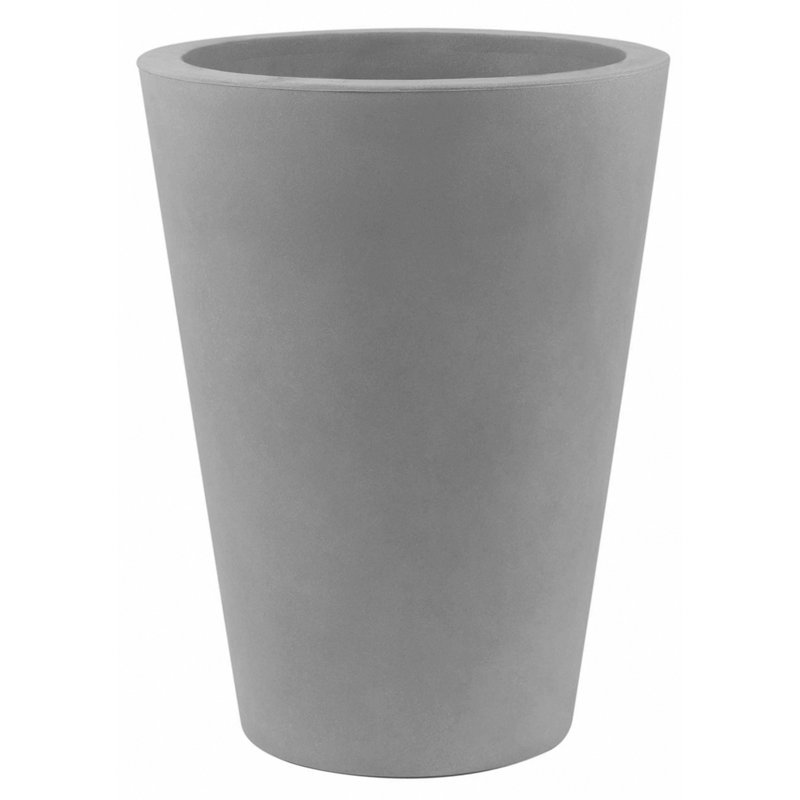Nano Resin Pot Planter, 11" H x 5.5" W x 5.5" D, Steel