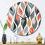Horloge murale rétro RetroLeaves I-93381663