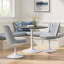 Chaise pivotante rembourrée Lippa-105239763-105239765