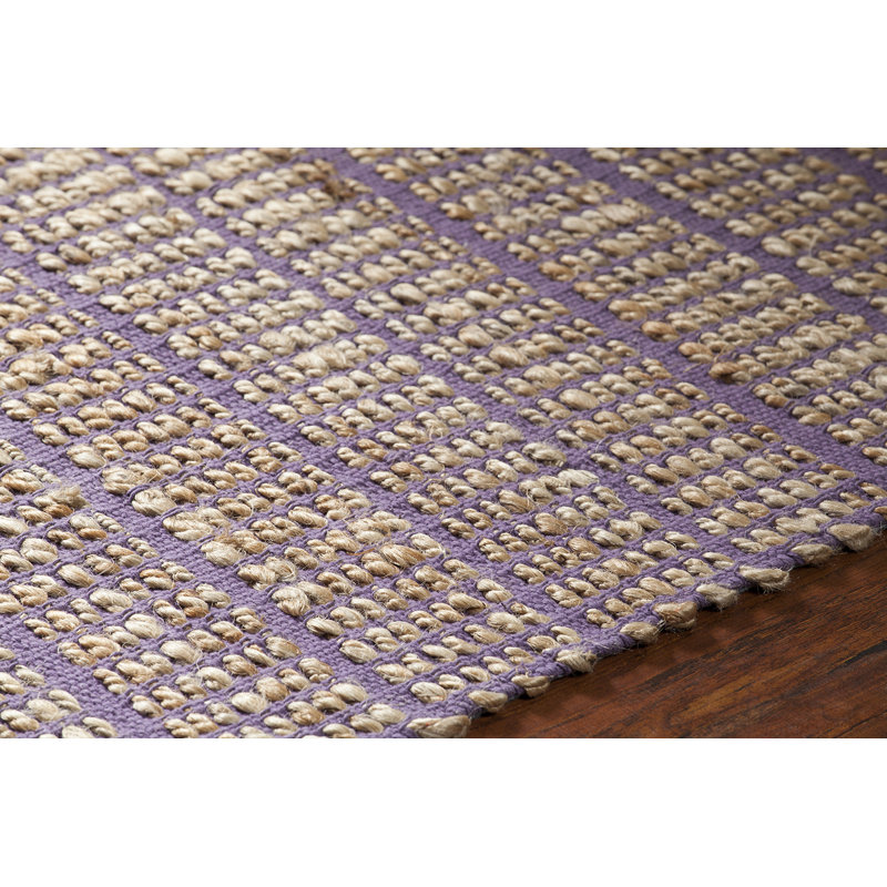 Tapis mauve tissé à la main Kendall, 5 pi x 7 pi 6 po