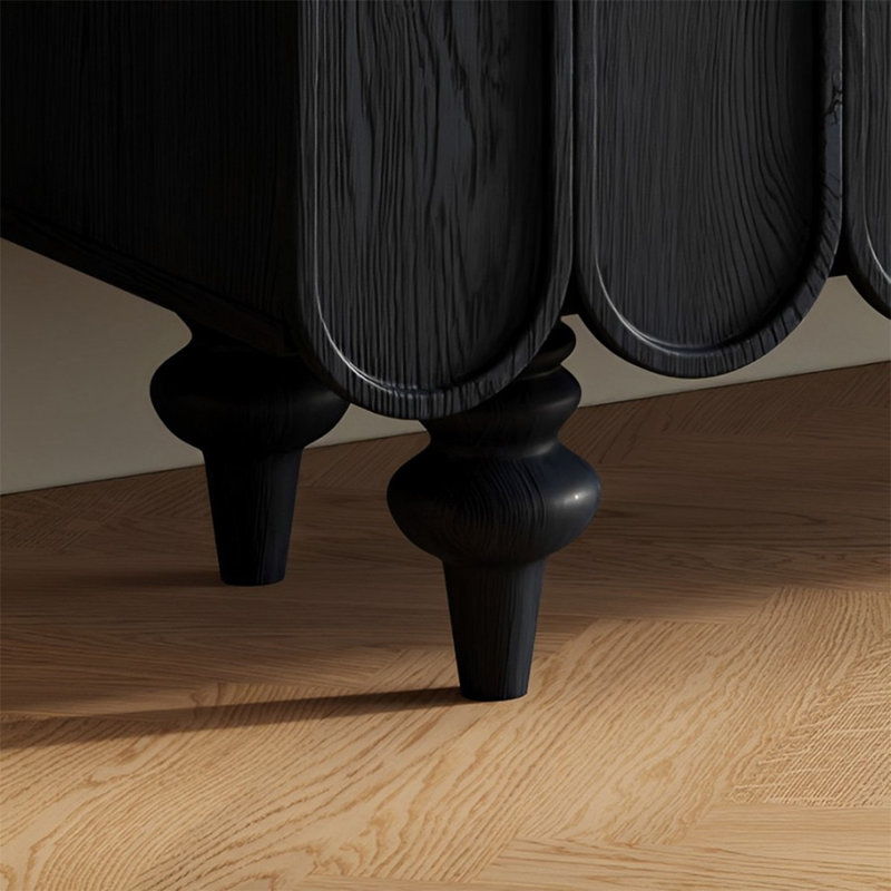 Armoire décorative Elegant, Noir, noir, noir, noir