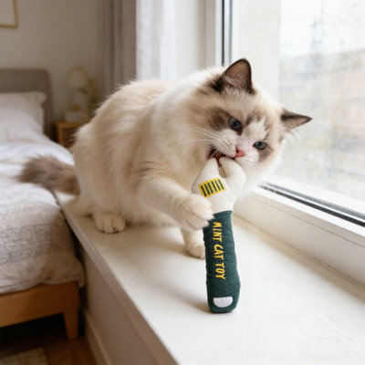 c loth Jouet en forme d'outil Catnip Crinkle Sounds Doux et robuste interactif Jouets à mâcher pour chats et chats