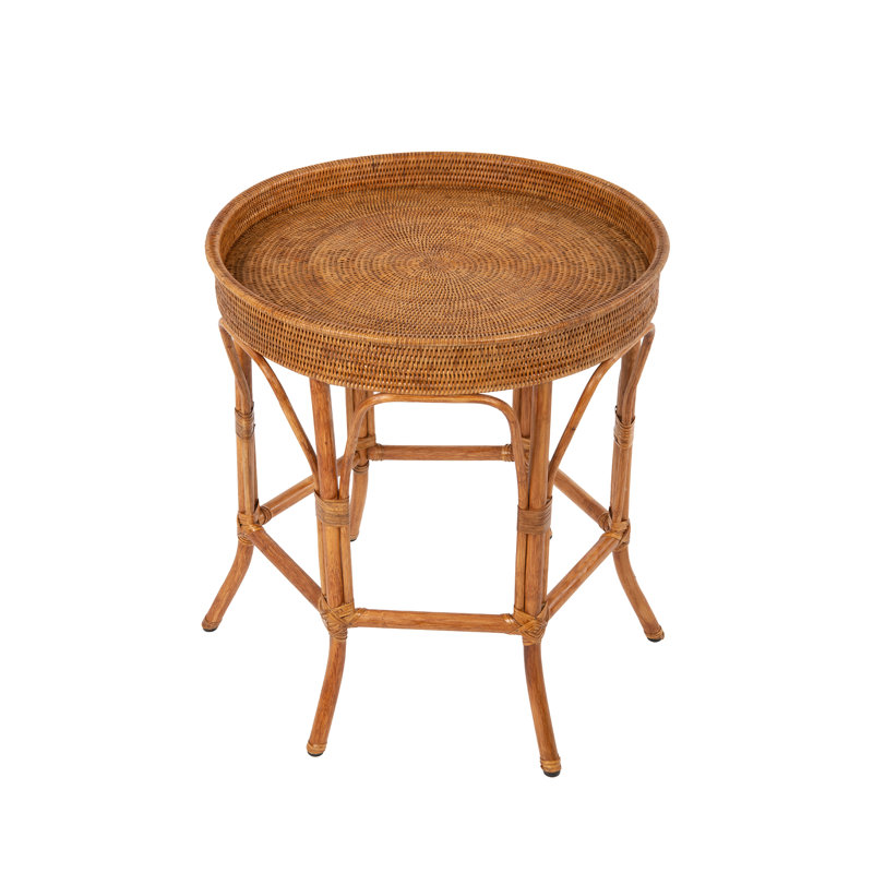 Andersen Tray Top End Table, Honey Brown