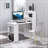 Ternes 47" Writing Table with Bookshelf, Desk with 6-Tier Storage Shelves-942987810