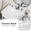 Ensemble de meuble-lavabo simple 30 po avec porte de grange et 3 tiroirs Farmhouse-367978511-363145081