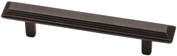 (5 Pack) 3 inch Raised Panel Pull Statuary Bronze