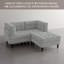 3- Piece Corduroy Sectional-950694257
