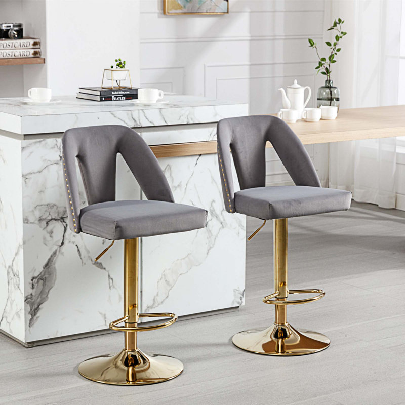Tabouret Joycene, Gris