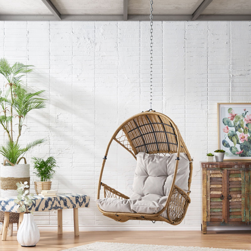 Chaise d'extérieur suspendue, convient au jardin de véranda, balcon