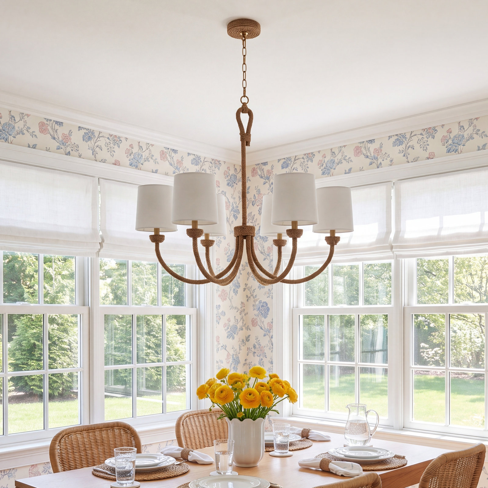 Coastal Luxe 6-Light Chandelier