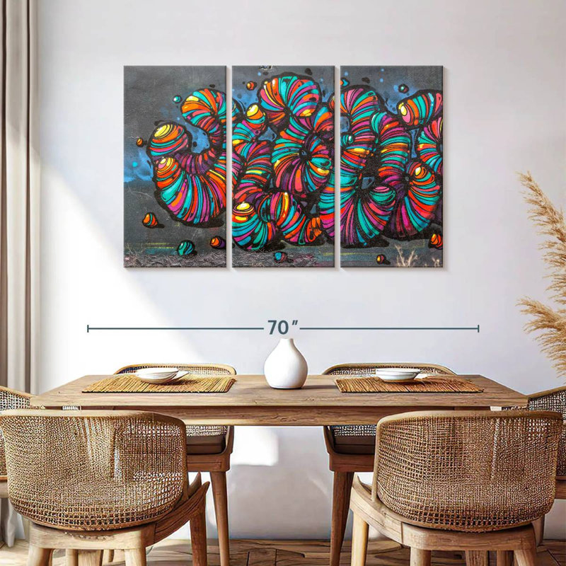 Brampt Street Worms, 36" H x 57" W