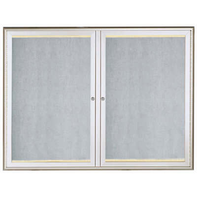 AARCO No Vinyl Metal Bulletin Board