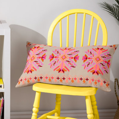 Kalina Geometric Rectangular Cushion Cover