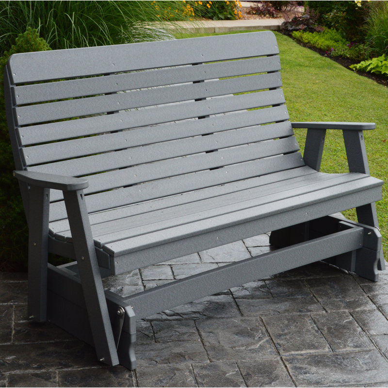 Banc coulissant Aeliana, Gris foncé