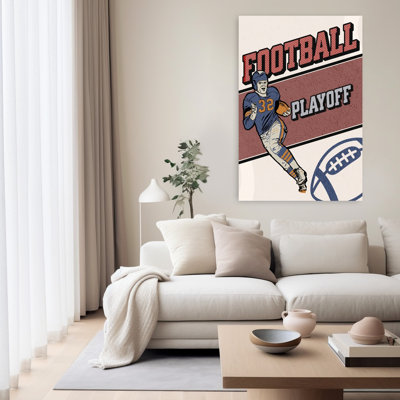 Football Playoff Contemporary Wall Art Print
