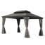 Pavillon de jardin durable en métal X14 pour toit-terrasse, jardin et cour