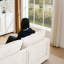 Canapé modulaire en L avec repose-pieds amovible-2117238831