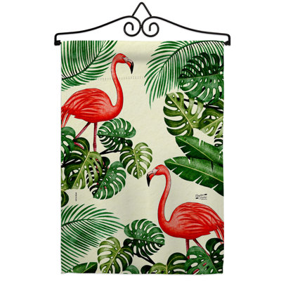 Double Sided 18.5'' H x 13'' W Polyester Animal Flag Set