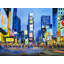 «Cityscape In Times Square», reproduction sur toile