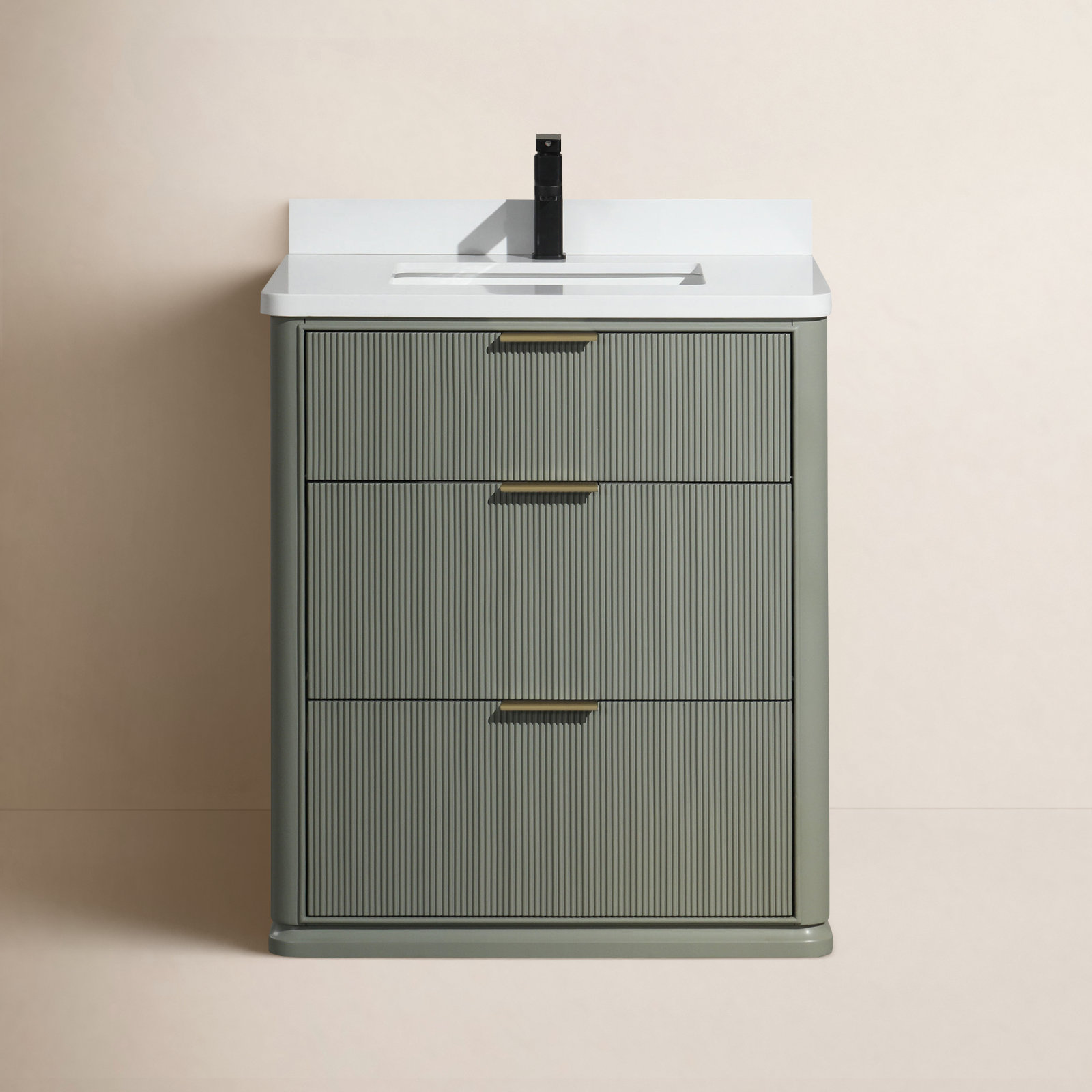 Aria 30" Oak Single Bathroom Vanity