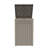 60 Gallon Resin Deck Box with Lockable Lid for Outdoor Storage-128992876