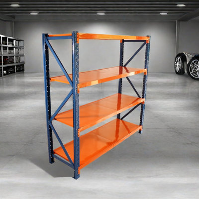 Quentarius Heavy Duty 4-Level Metal Shelving with Adjustable Height