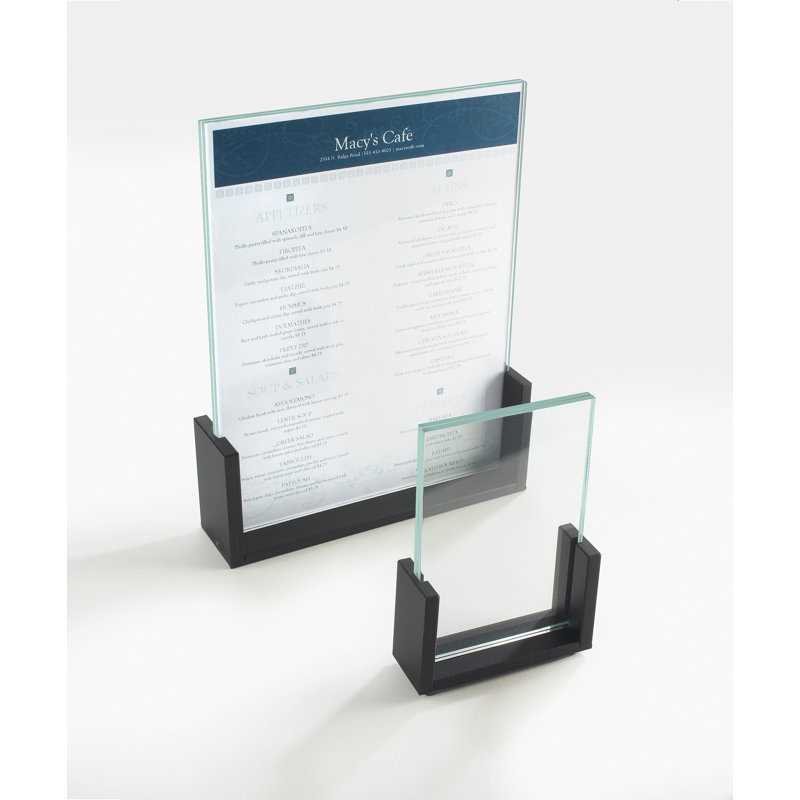 Porte-cartes en U, H 2 po x l 3,5 po x P 1 po, Blanc