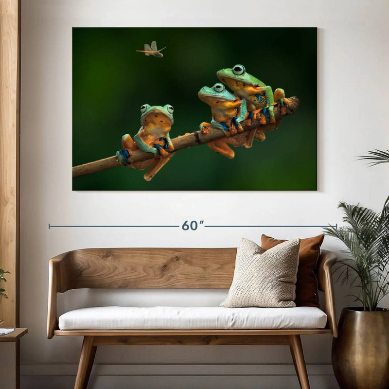 Brampt Hungry Frogs, 34" H x 51" W