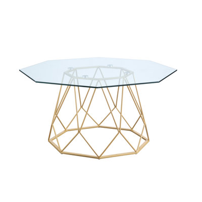 Ohl Glass Top Single Coffee Table