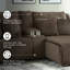 Canapé modulaire inclinable 3 pièces avec méridienne Matherly-111134808-111134807