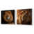 Cadre flottant blanc