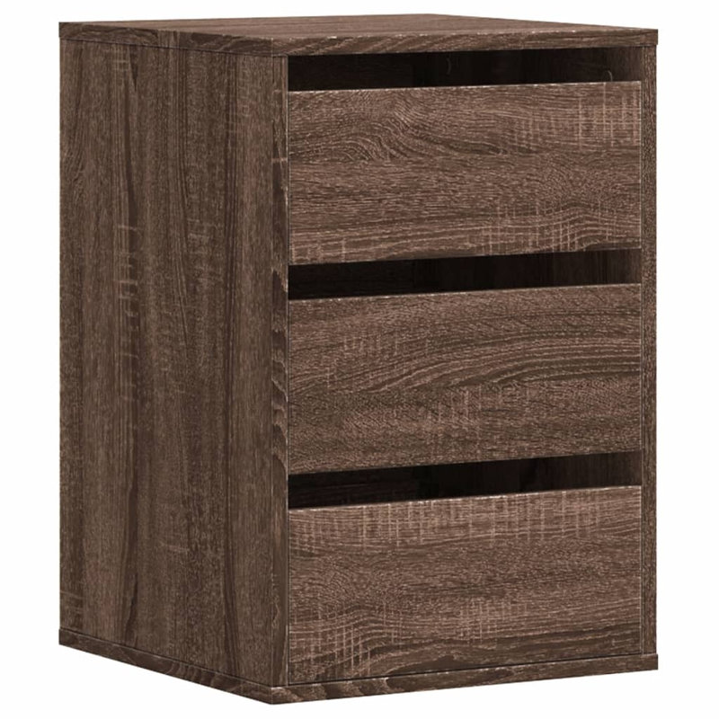 Asmarina Rectangle Accent Chest, Brown Oak, 58cm H x 40cm W x 41cm D