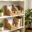 Ensemble de 2 paniers de rangement Water Hyacinth Pantry