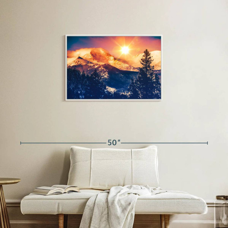 Colorado, Cadre flottant blanc, 31 po x 21 po