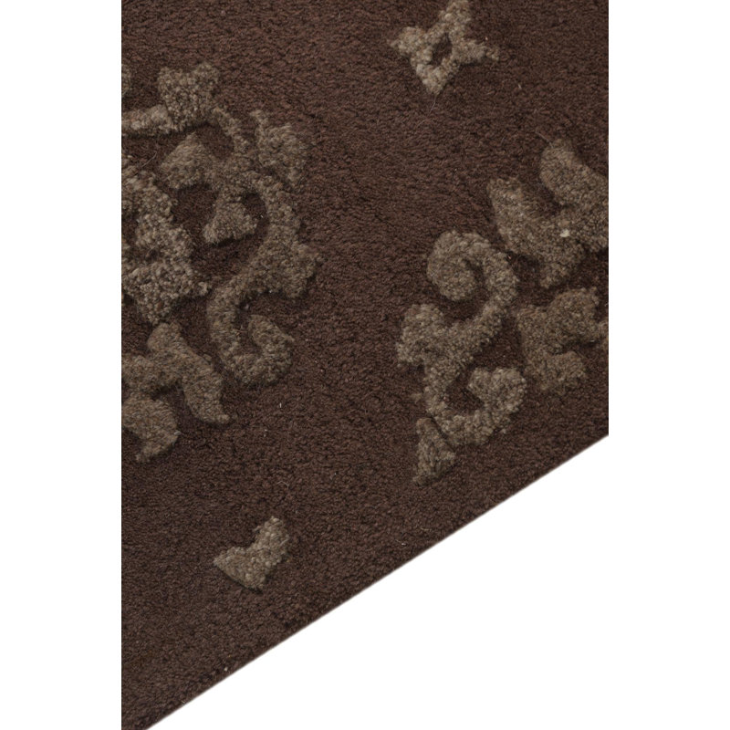 Tapis brun foncé Myrick
