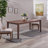 DINING TABLE WITH SQUARE LEG