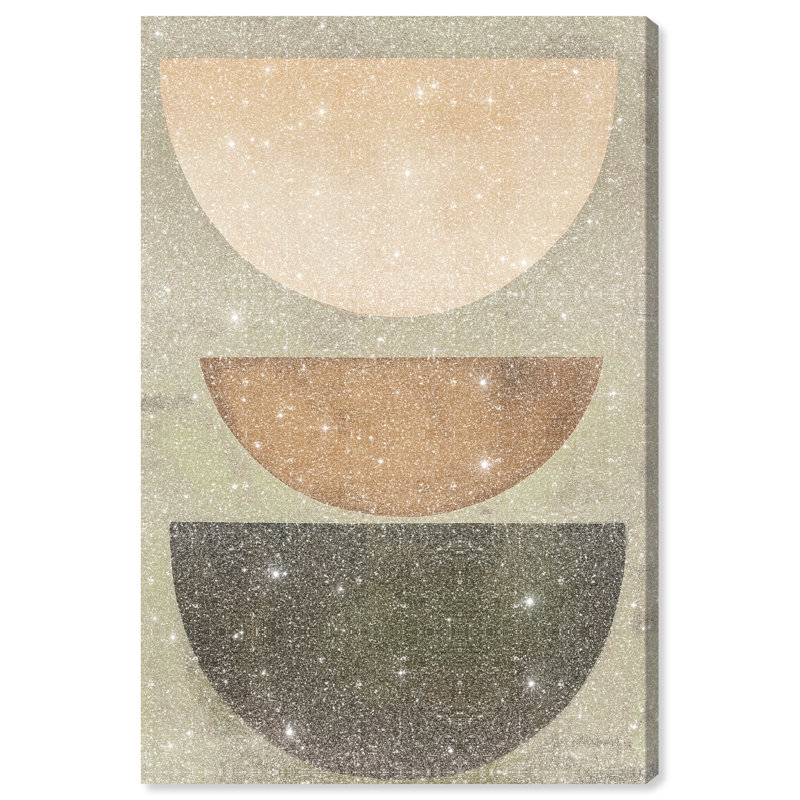 Sun-Kissed Minimalism III Canvas Abstract Print by Oliver Gal, Black Frame, 10 x 15, 15"H x 10"W, Canvas Unframed