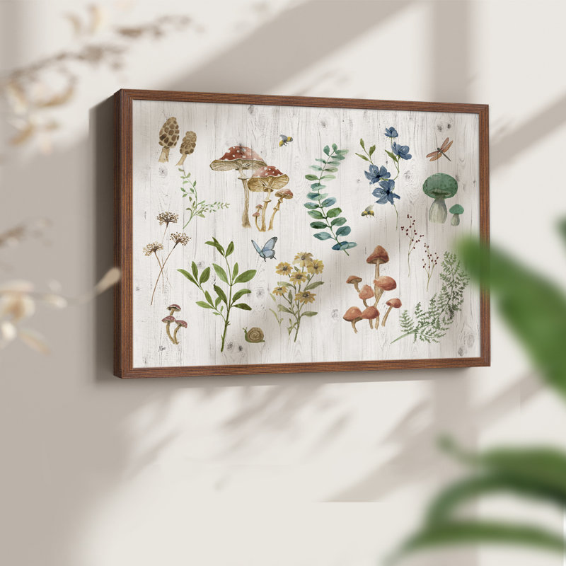 Woodland Treasures - Impression encadrée - Restickable, Noyer, H 16 po x l 20 po