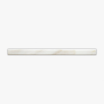 Calacatta Gold Honed 12 in. L Marble Specialty Trim