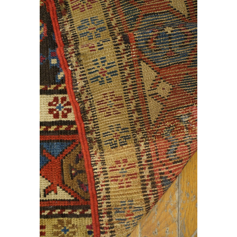 Hand Knotted Wool Geometric Area Rug