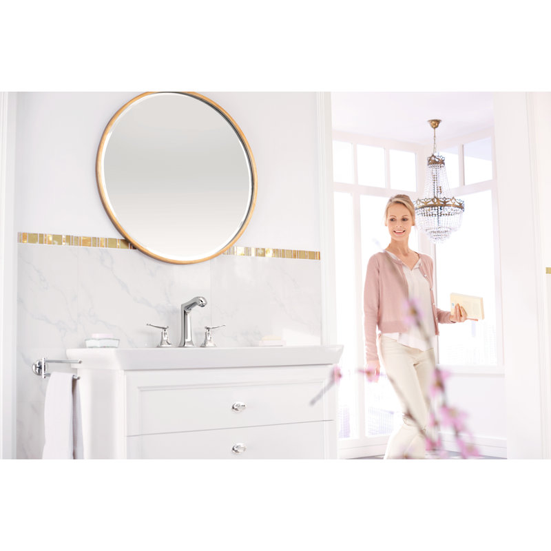 Metropol Classic Widespread Bathroom Faucet with Drain Assembly, Chrome