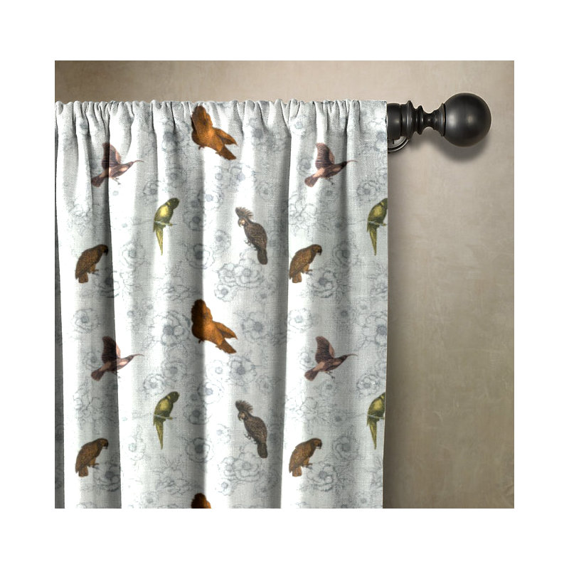 Room Darkening Curtain, 50" W x 72" L, White