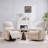 32" W Modern Upholstered Swivel Rocker Glider Nursery Recliner with Adjustable Headrest, Lumbar Support -342579047